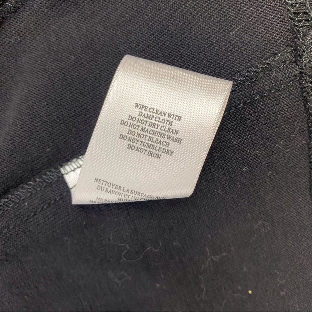 Blank NYC Black Leather Suede Asymmetrical Zip Moto Biker Jacket - Picture 13 of 14